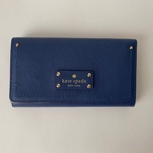 Kate Spade Sandra trifold wallet, Baxter Street denim
